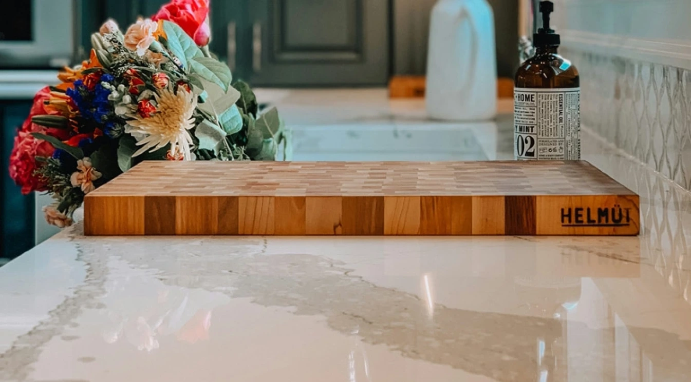 Nice kitchen countertop close up