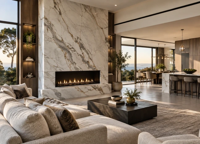 Fireplace Surround Materials for Modern Homes