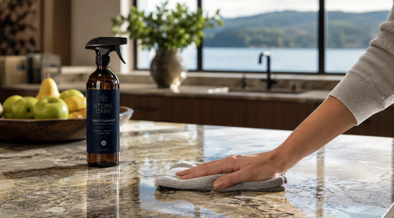 Caring for quartzite countertops and surfaces