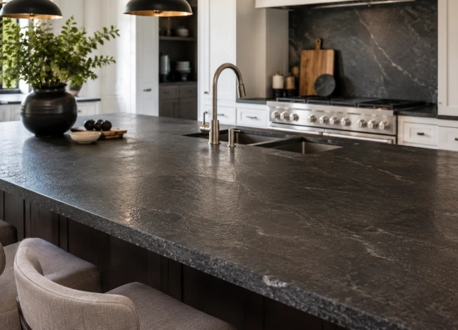 Polished vs Honed vs Leathered Countertops