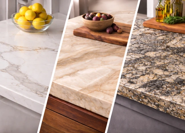 Quartz vs Quartzite vs Granite for Sacramento Homes