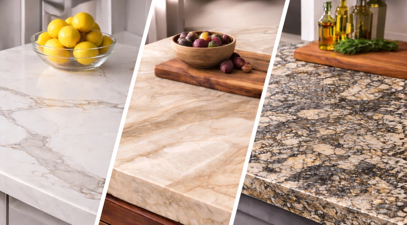 Quartz vs Quartzite vs Granite: Which Countertop Should You Choose?