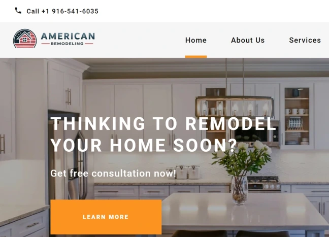 Website Design Complete for American Remodeling Co.